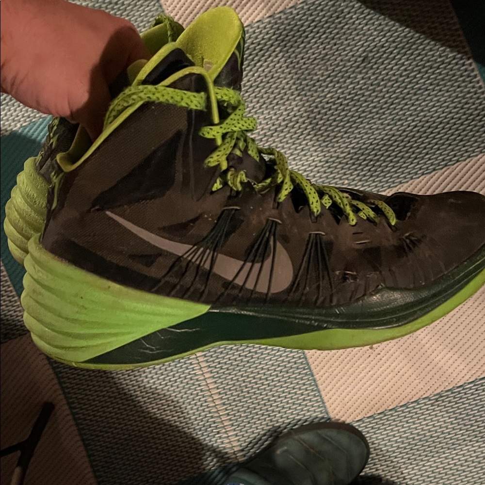 Nikes authentic cool electric green size 12.5